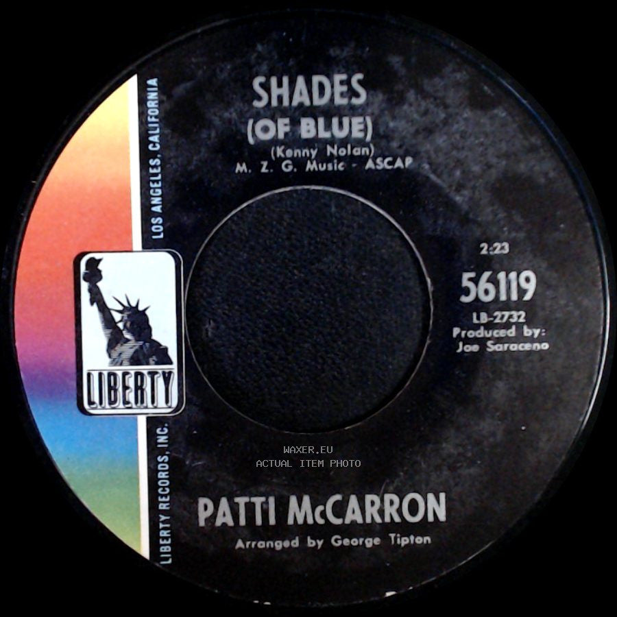 Patti Mccarron - Love Theme From Romeo And Juliet (A "Time For Us") / What Is Youth? / Shades (Of Blue) side B