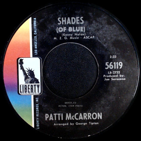 Patti Mccarron - Love Theme From Romeo And Juliet (A "Time For Us") / What Is Youth? / Shades (Of Blue) side B