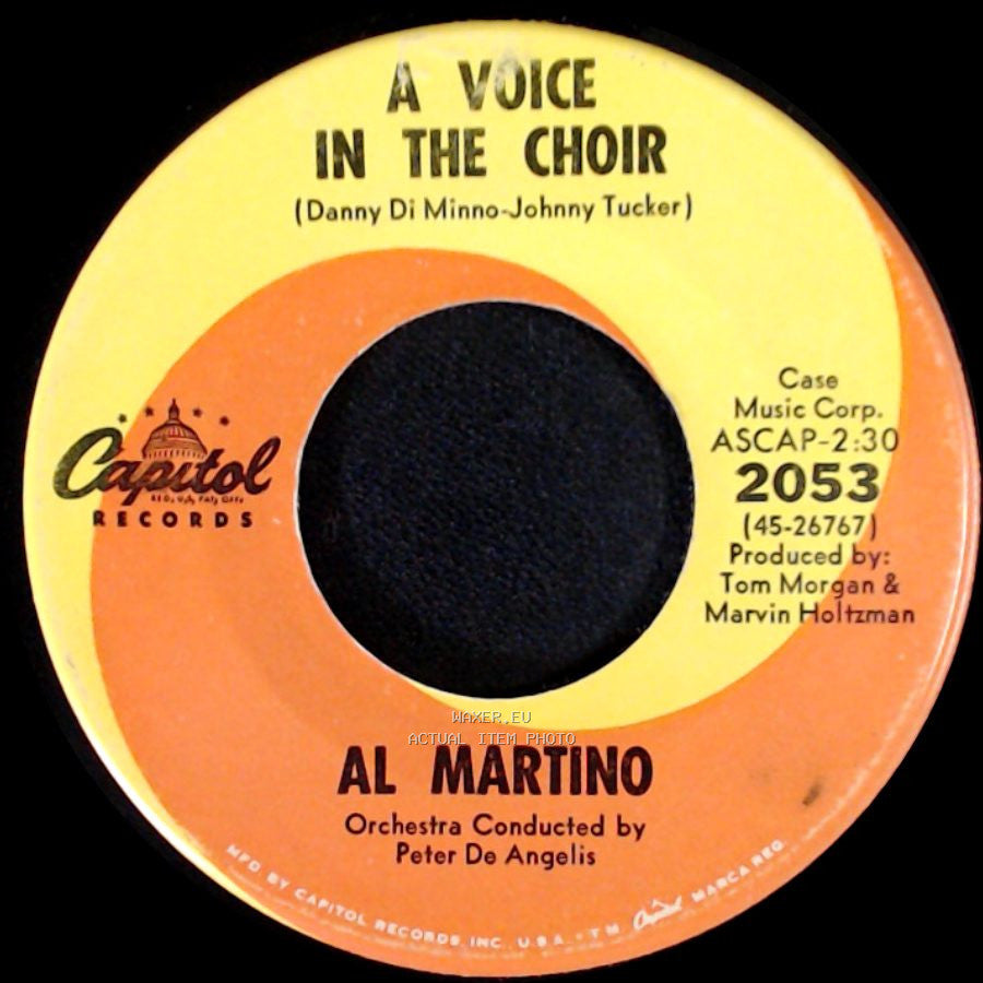 Al Martino - A Voice In The Choir / The Glory Of Love side A