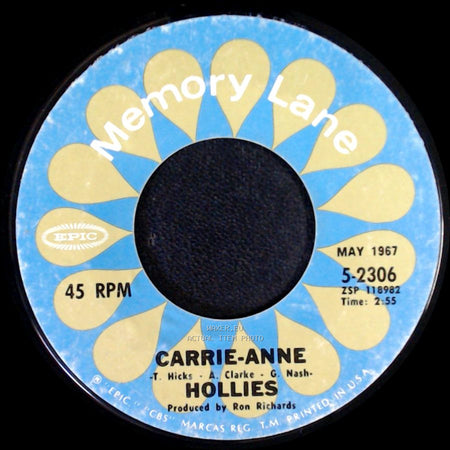 Hollies - He Ain't Heavy, He's My Brother / Carrie-Anne side B