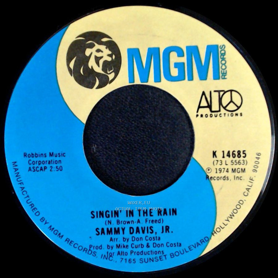 Sammy Davis, Jr. - Chattanooga Choo Choo / Singin' In The Rain side B