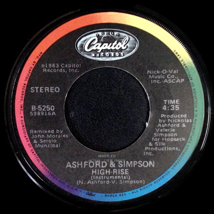 Ashford & Simpson - High-Rise / High-Rise (Instrumental) side B