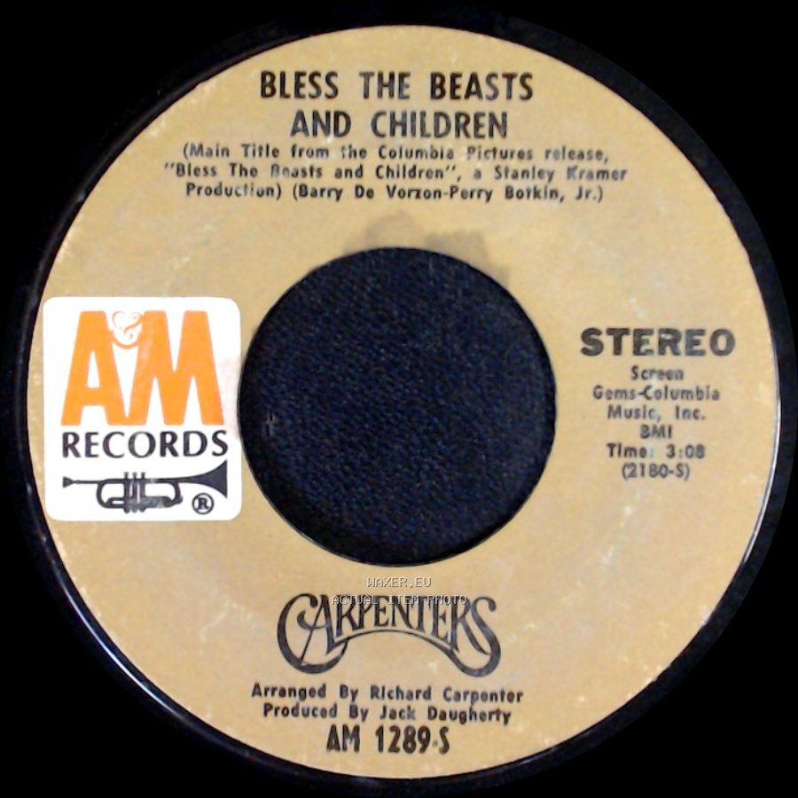 Carpenters - Bless The Beasts And Children / Superstar side A