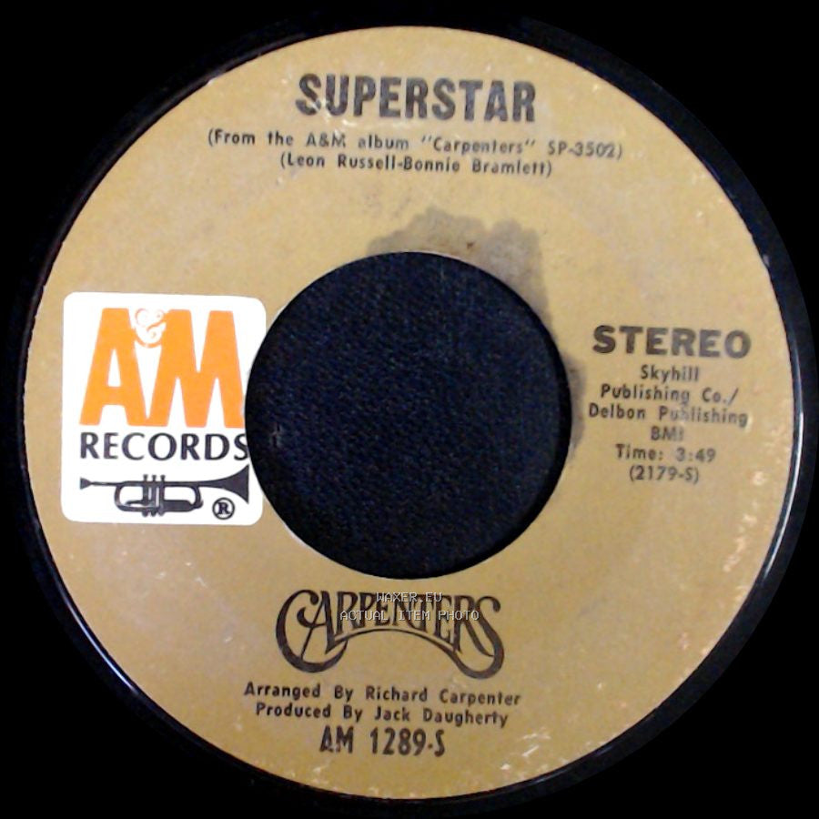 Carpenters - Bless The Beasts And Children / Superstar side B