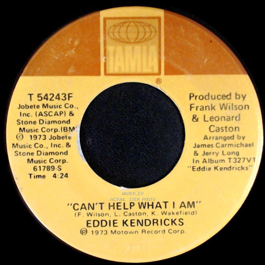 Eddie Kendricks - Can't Help What I Am / Boogie Down side A