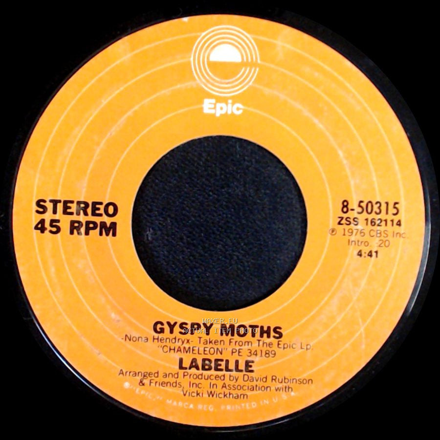 Labelle - Isn't It A Shame / Gypsy Moths side B