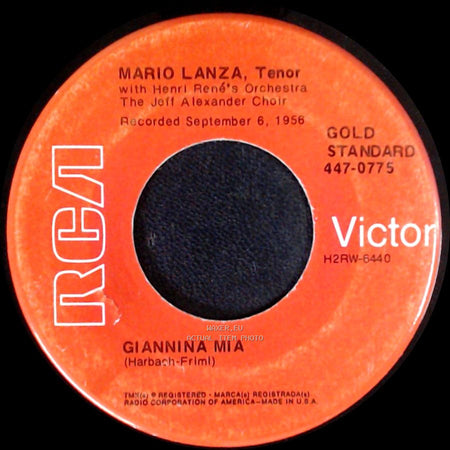 Mario Lanza / Mario Lanza, Tenor - Giannina Mia / Drink, Drink, Drink side A