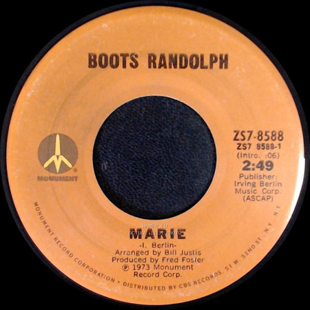 Boots Randolph - Marie / Sentimental Journey side A