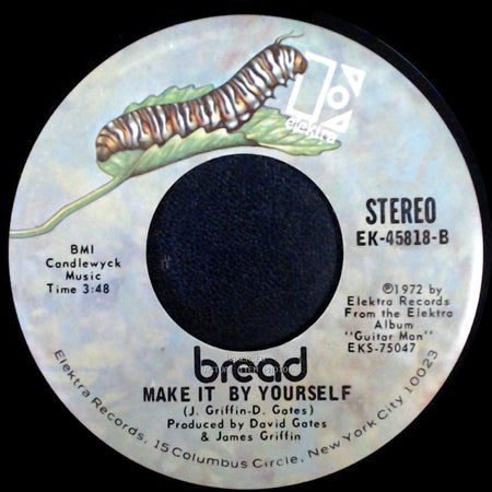 Bread - Sweet Surrender / Make It By Yourself side B