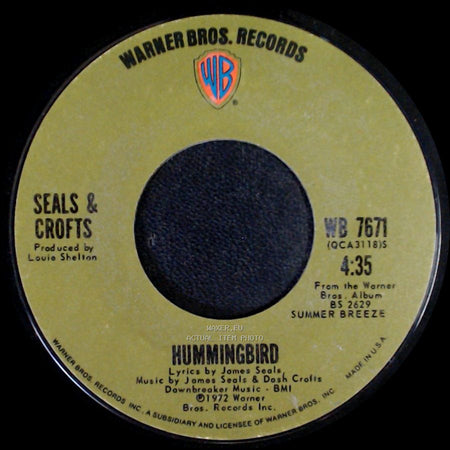 Seals & Crofts - Say / Hummingbird side B