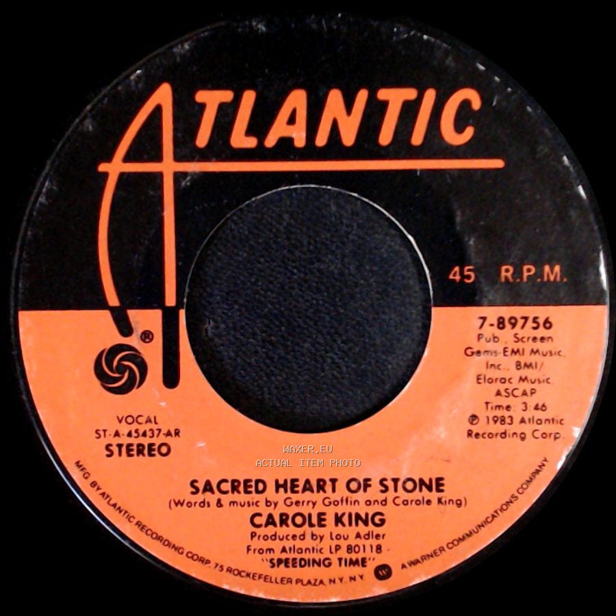 Carole King - Sacred Heart Of Stone / Crying In The Rain side A