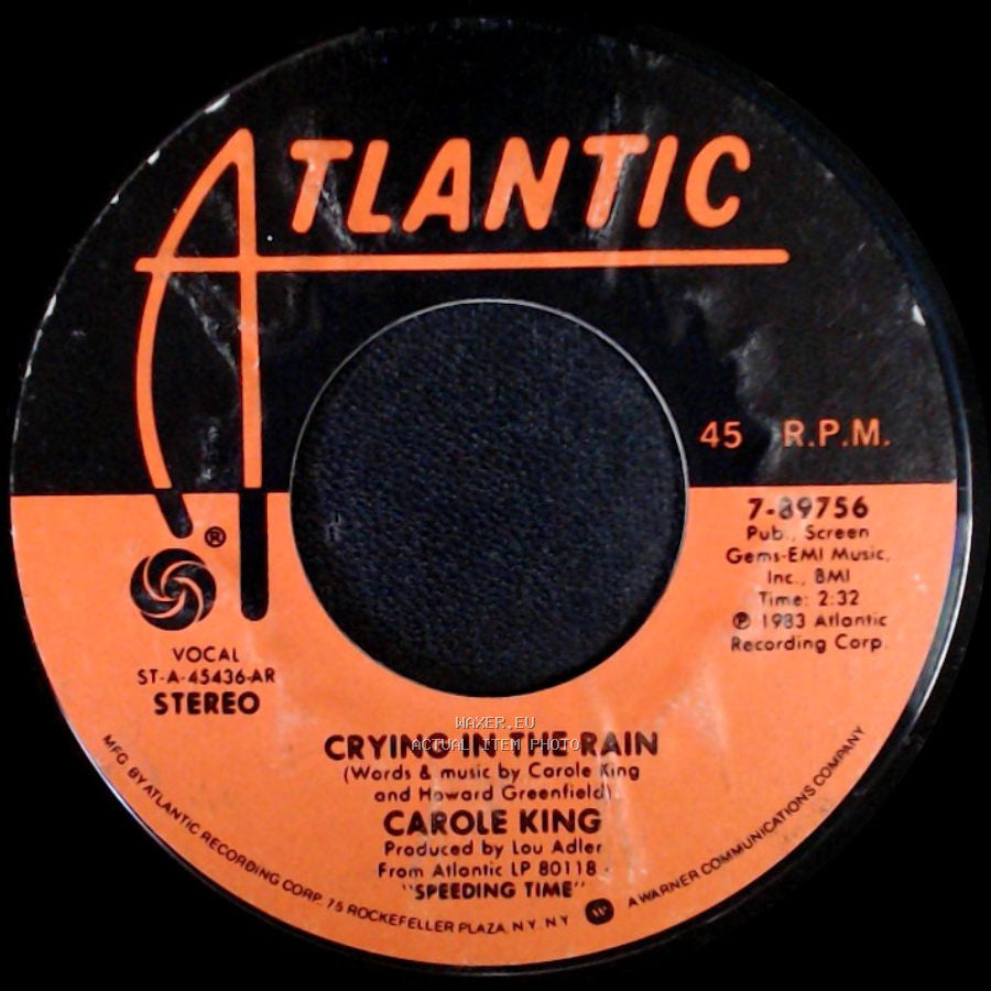 Carole King - Sacred Heart Of Stone / Crying In The Rain side B
