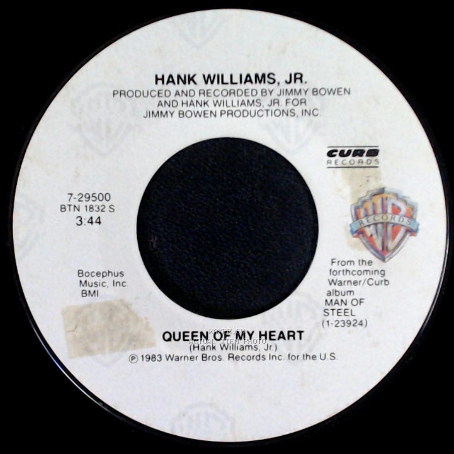 Hank Williams, Jr. - Queen Of My Heart / She Had Me side A