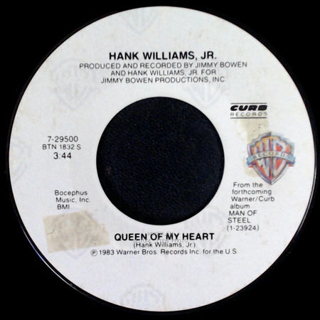 Hank Williams, Jr. - Queen Of My Heart / She Had Me side A
