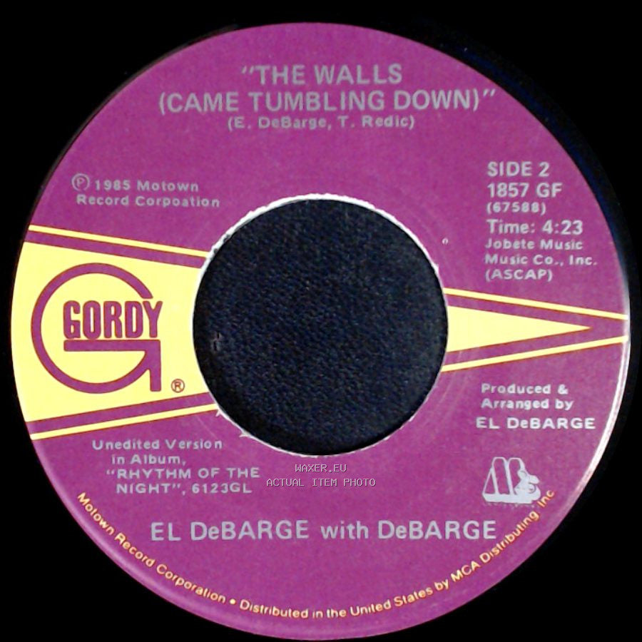 El Debarge / El Debarge With Debarge - Love Always / The Walls (Came Tumbling Down) side B