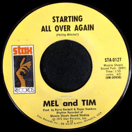 Mel And Tim - Starting All Over Again / It Hurts To Want It So Bad side A