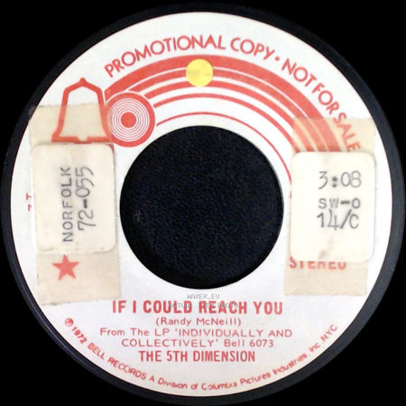 The 5Th Dimension - If I Could Reach You / If I Could Reach You side A