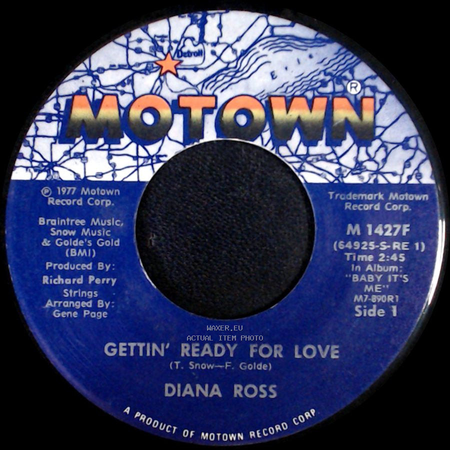 Diana Ross - Gettin' Ready For Love / Confide In Me side A