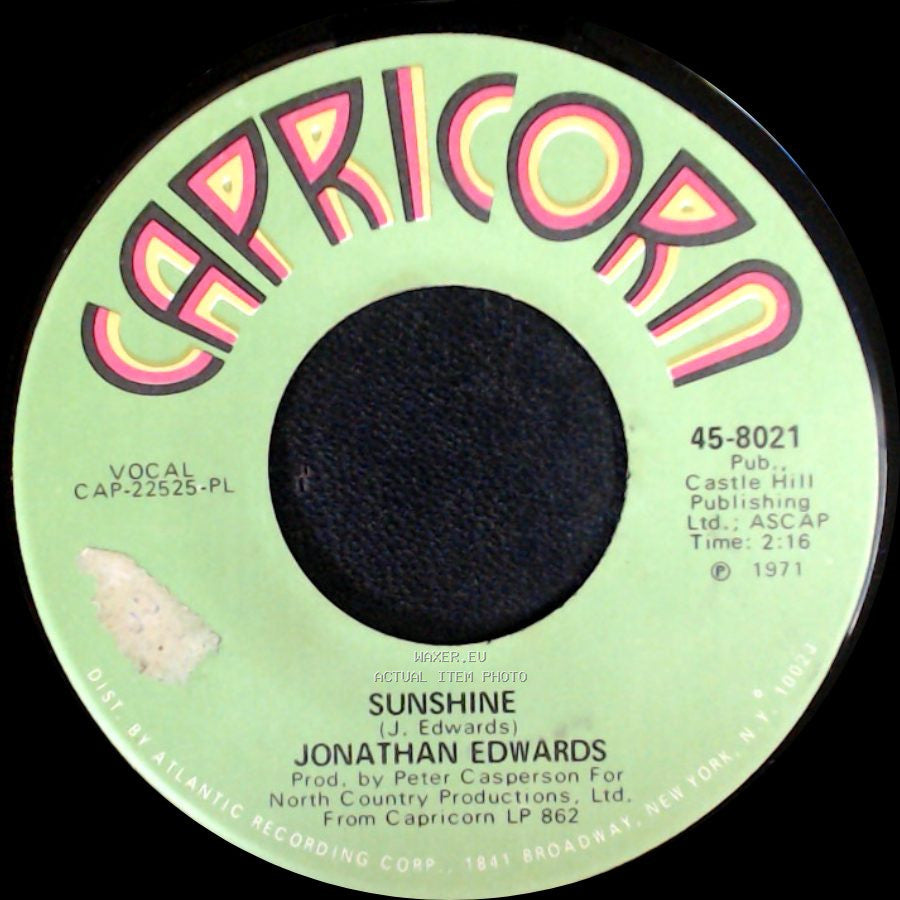 Jonathan Edwards - Sunshine / Emma side A