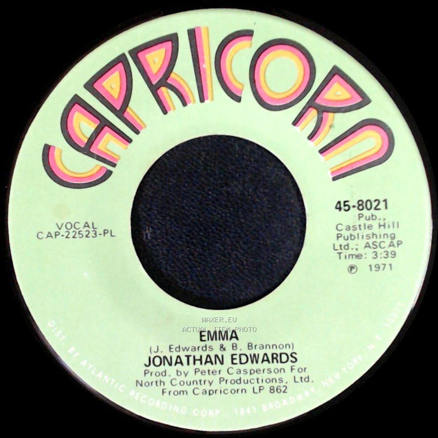Jonathan Edwards - Sunshine / Emma side B