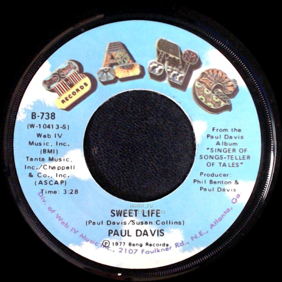 Paul Davis - Sweet Life / Bad Dream side A