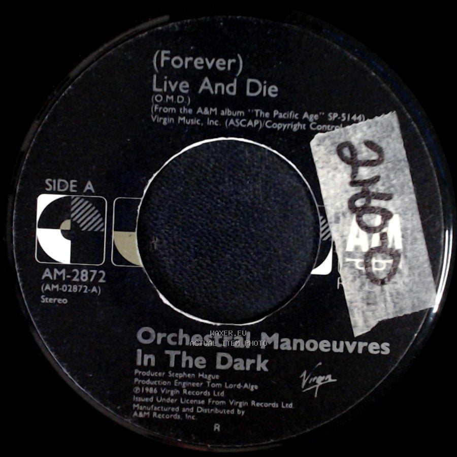 Orchestral Manoeuvres In The Dark - (Forever) Live And Die / This Town side A