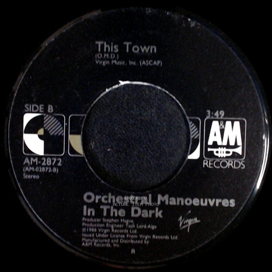 Orchestral Manoeuvres In The Dark - (Forever) Live And Die / This Town side B