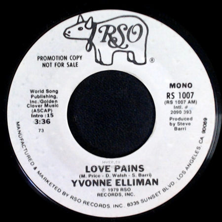 Yvonne Elliman - Love Pains / Love Pains side A