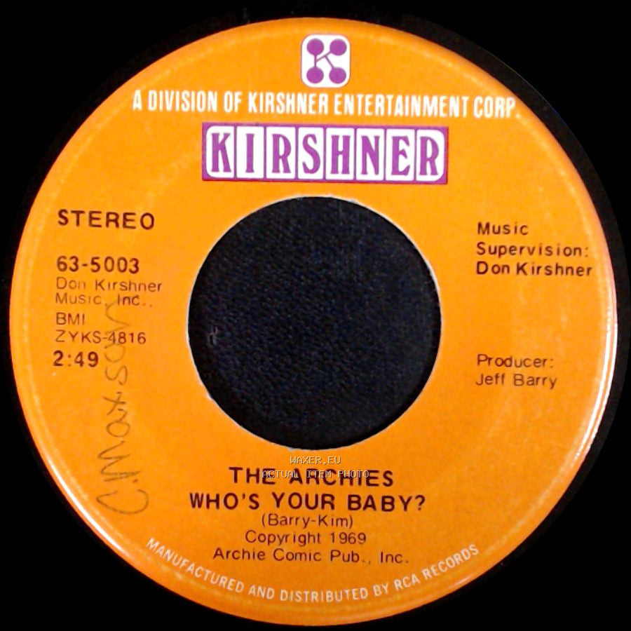 The Archies - Who's Your Baby? / Senorita Rita side A
