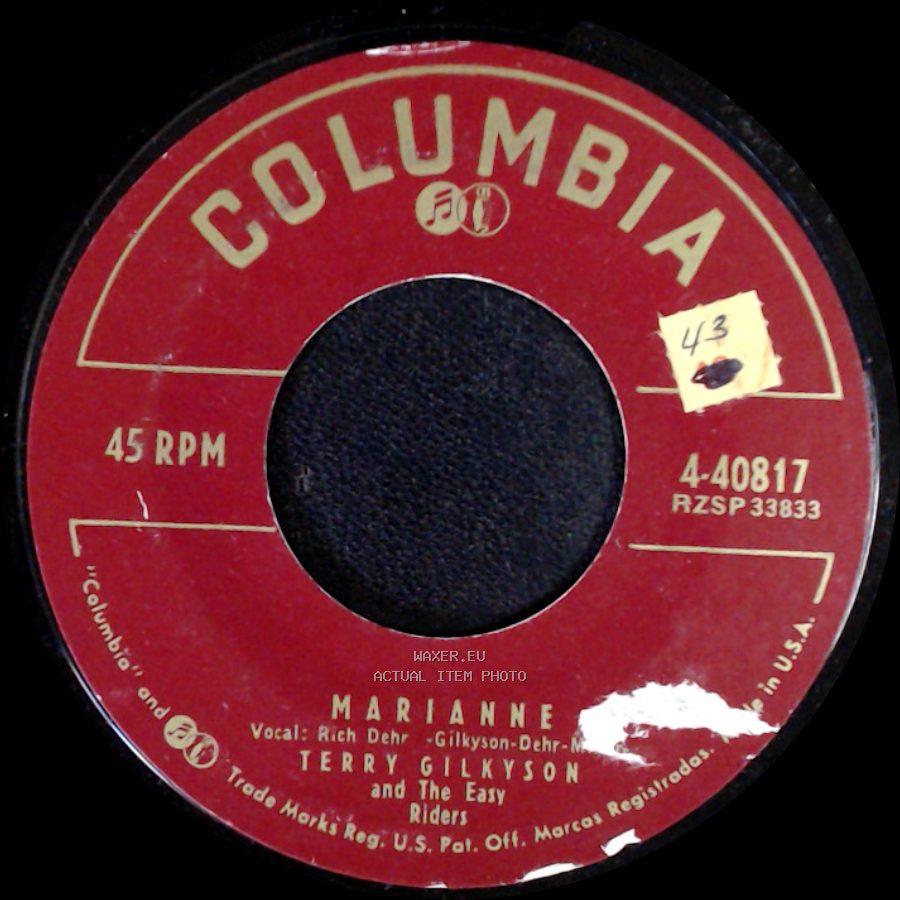 Terry Gilkyson And The Easy Riders - Goodbye Chiquita / Marianne side B