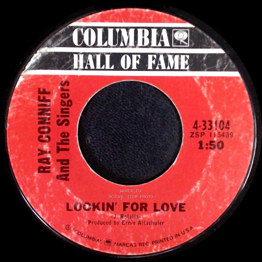Ray Conniff And The Singers - Lockin' For Love / Somewhere, My Love side A