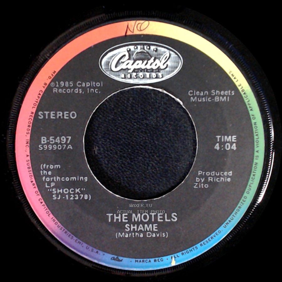 The Motels - Shame / Save The Last Dance For Love side A
