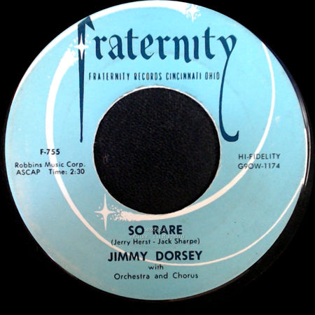 Jimmy Dorsey - Sophisticated Swing / So Rare side B