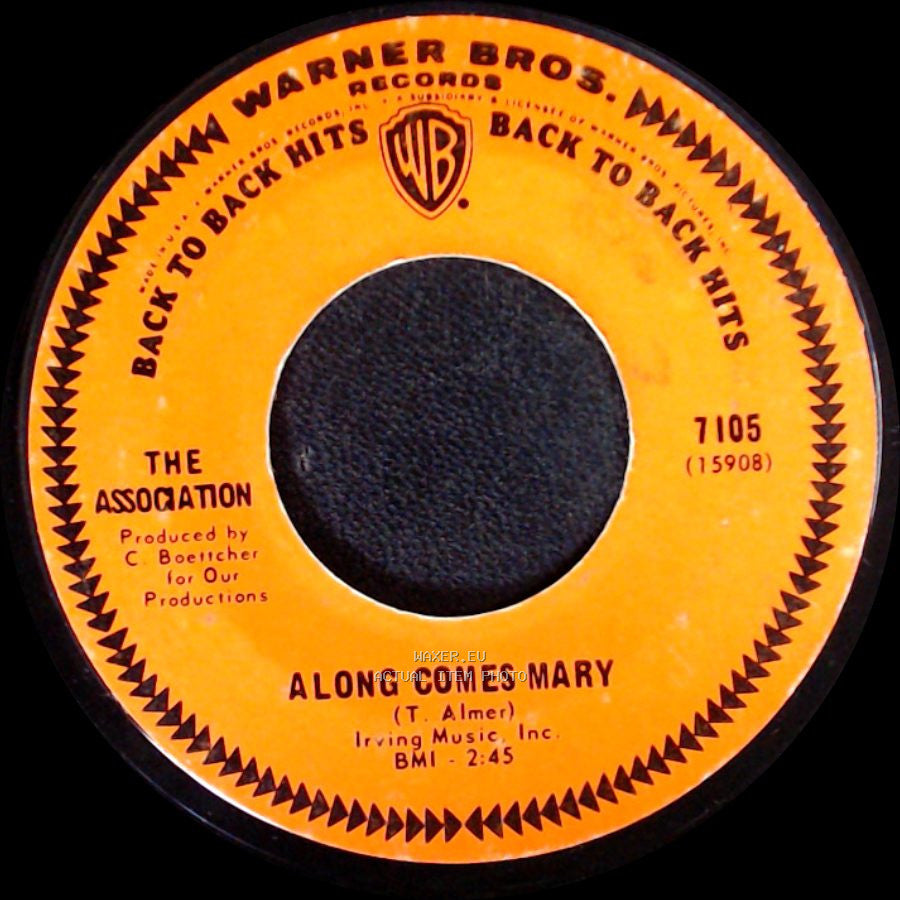 The Association - Cherish / Along Comes Mary side B
