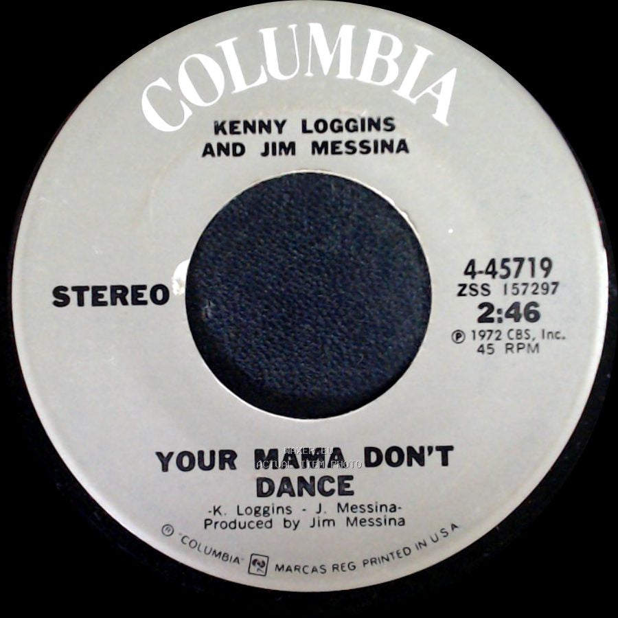 Kenny Loggins And Jim Messina - Golden Ribbons / Your Mama Don't Dance side B