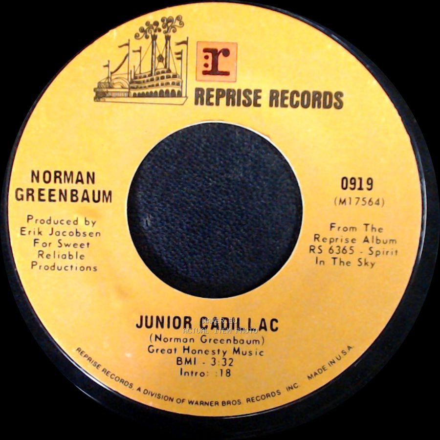 Norman Greenbaum - Canned Ham / Junior Cadillac side B