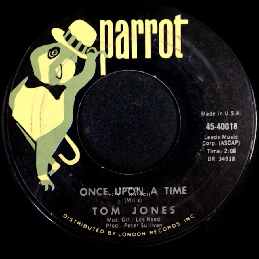 Tom Jones - I'll Never Fall In Love Again / Once Upon A Time side B