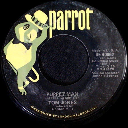 Tom Jones - Puppet Man / Every Mile side A