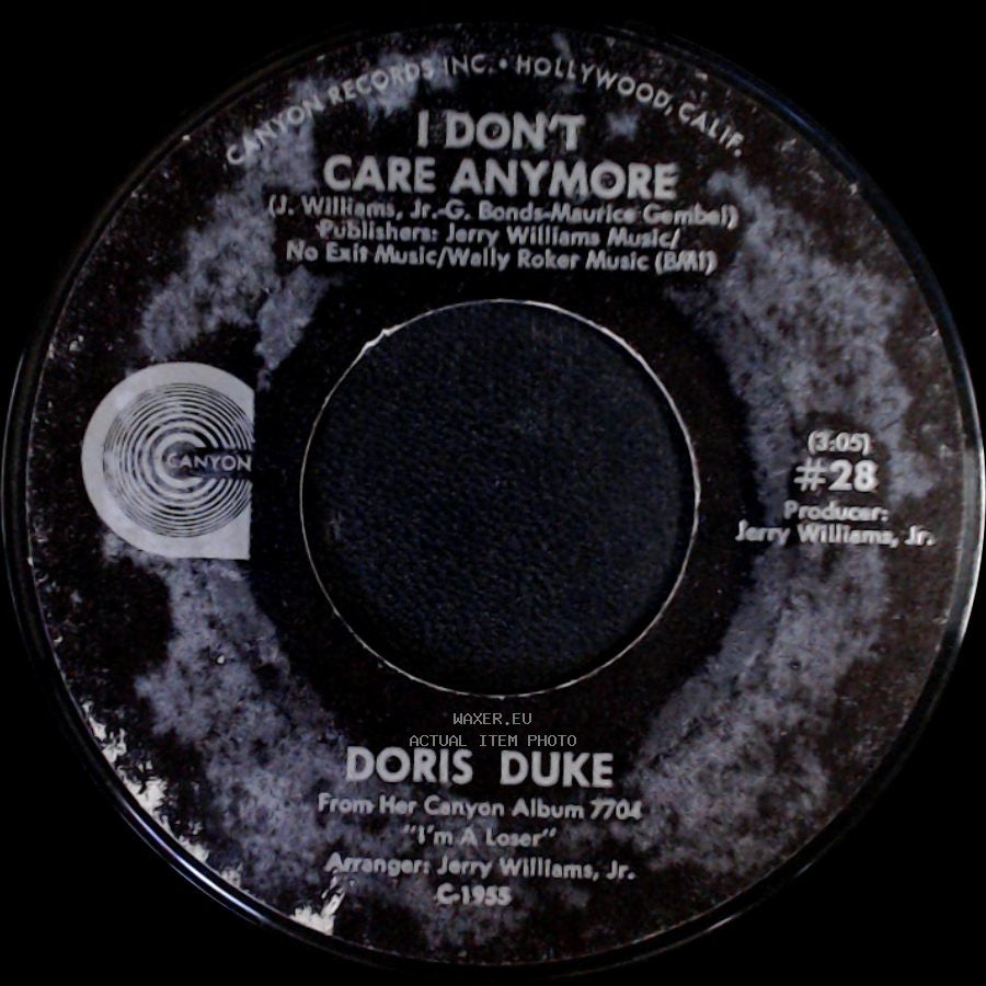 Doris Duke - I Don't Care Anymore / To The Other Woman (I'm The Other Woman) side A