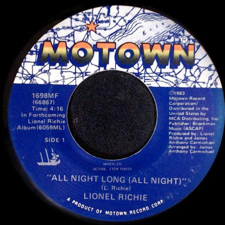 Lionel Richie - All Night Long (All Night) / Wandering Stranger side A