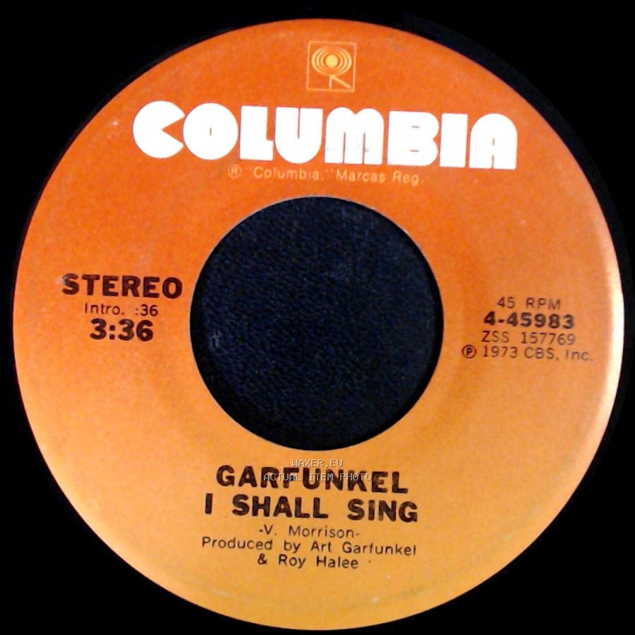Garfunkel - Feuilles-Oh/Do Space Men Pass Dead Souls On Their Way To The Moon? / I Shall Sing side B