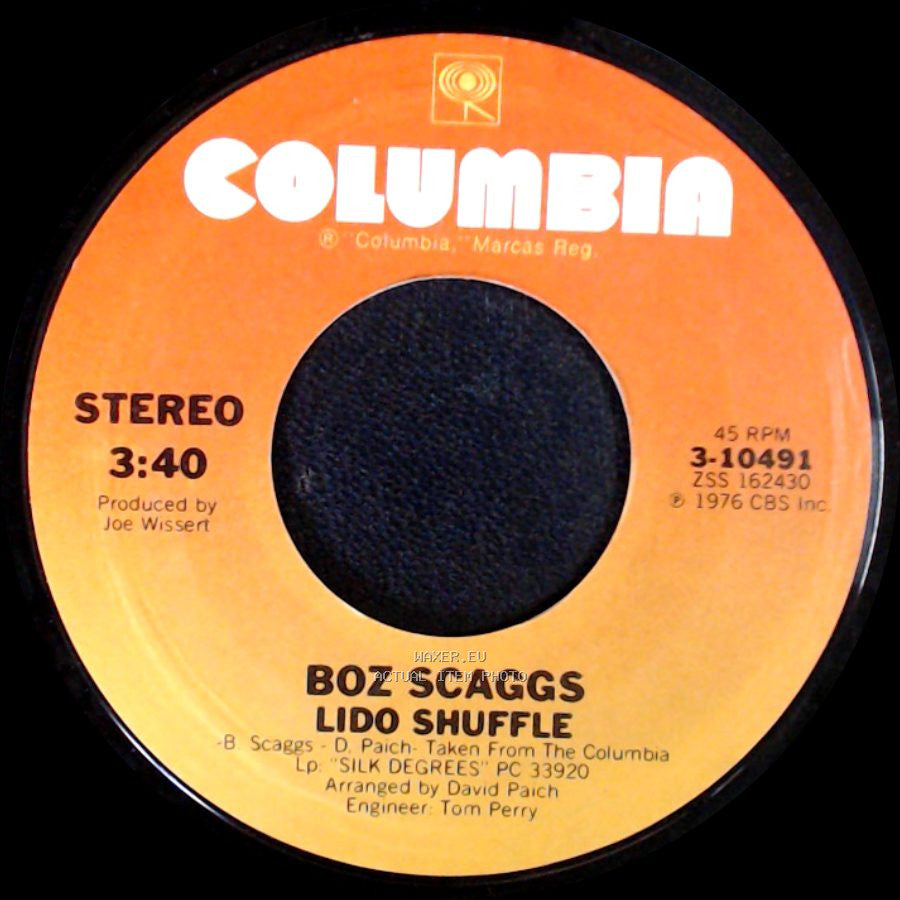 Boz Scaggs - Lido Shuffle / We're All Alone side A