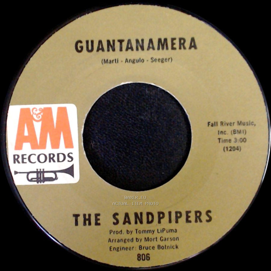 The Sandpipers - Guantanamera / What Makes You Dream, Pretty Girl? side A