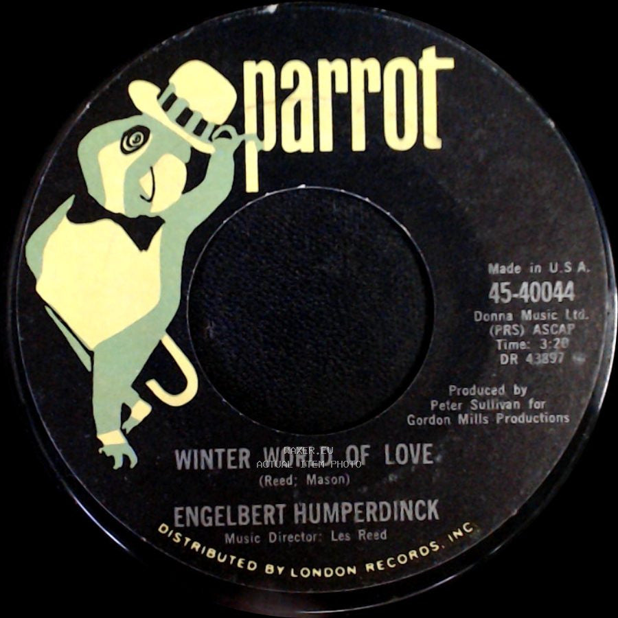 Engelbert Humperdinck - Winter World Of Love / Take My Heart side A