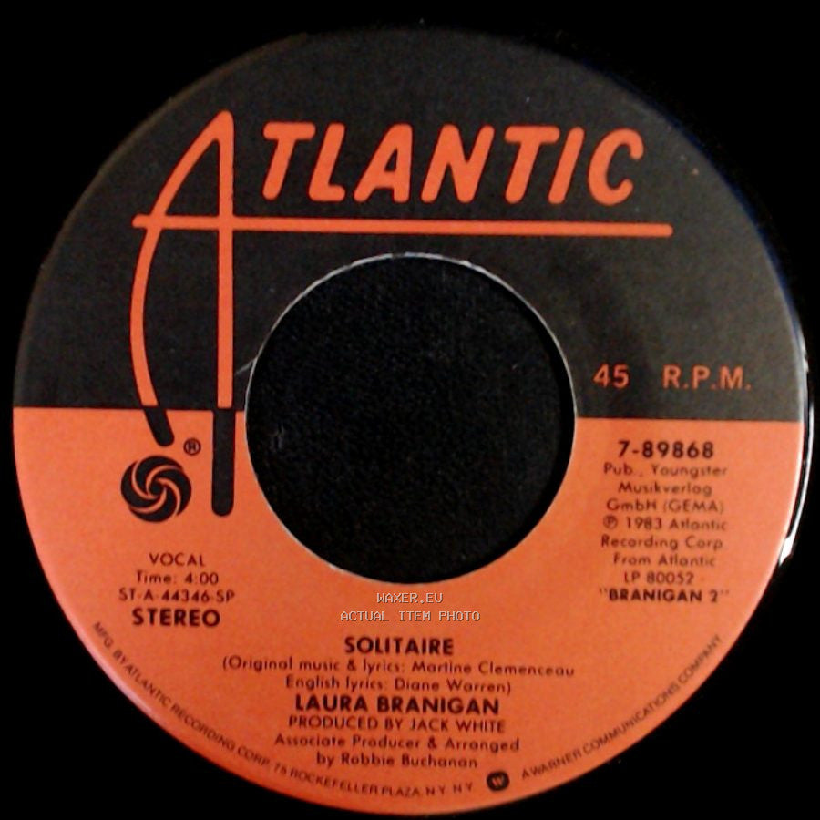 Laura Branigan - I'm Not The Only One / Solitaire side B