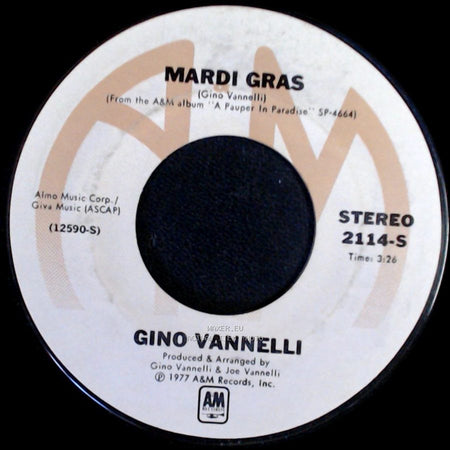 Gino Vannelli - Wheels Of Life / Mardi Gras side B