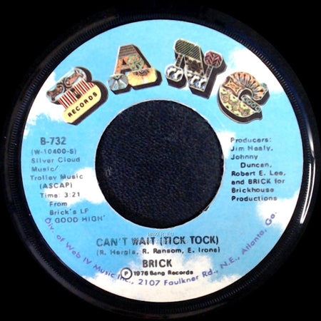 Brick - That's What It's All About / Can't Wait (Tick Tock) side B
