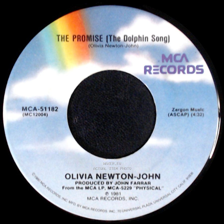 Olivia Newton-John - Physical / The Promise (The Dolphin Song) side B