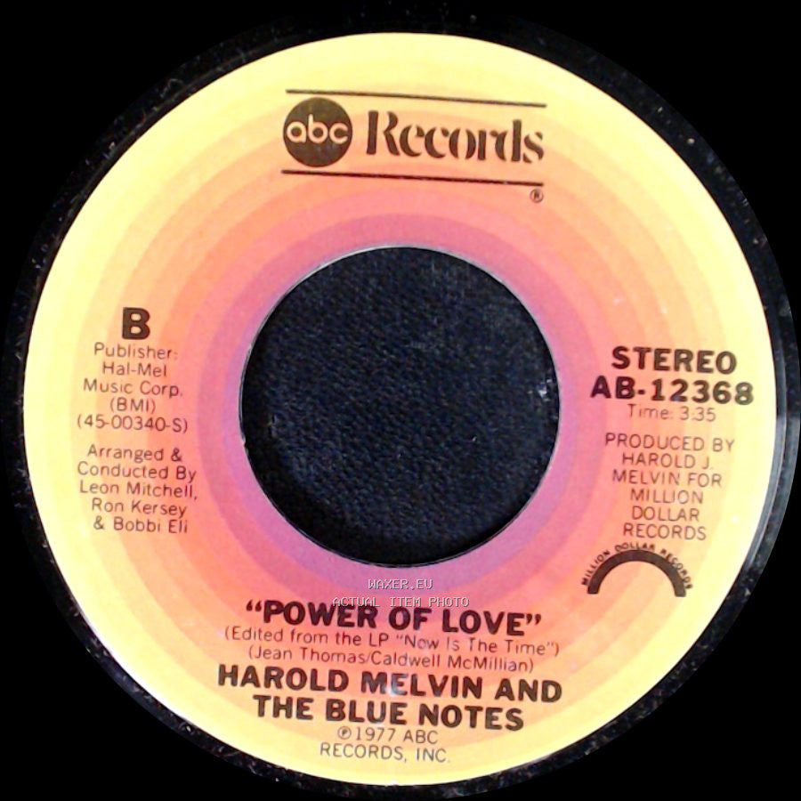 Harold Melvin And The Blue Notes - Now Is The Time / Power Of Love side B