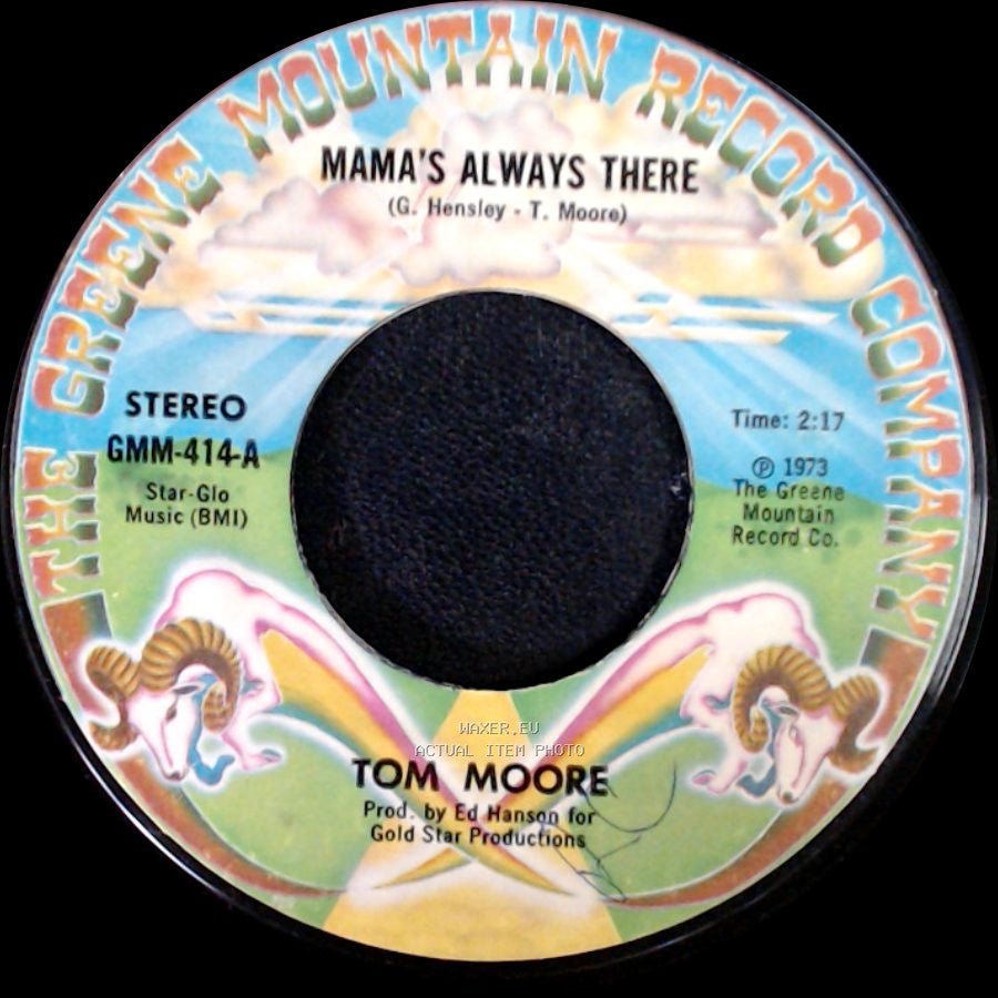 Tom Moore - Mama's Always There / Bitter Teardrops side A